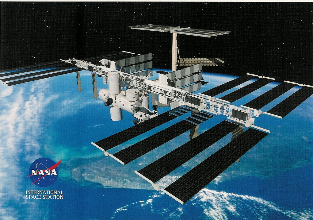 Computergrafik der ISS im fertigen Zustand (hohe Auflösung), © NASA