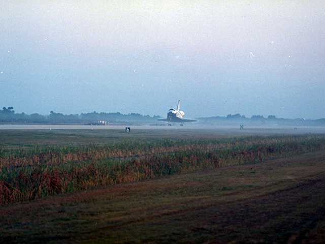 Spaceshuttle-Landung (1), © NASA